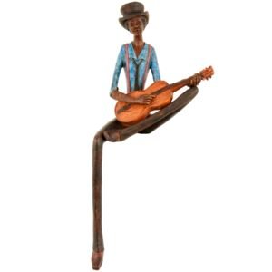 A sitting jazz man