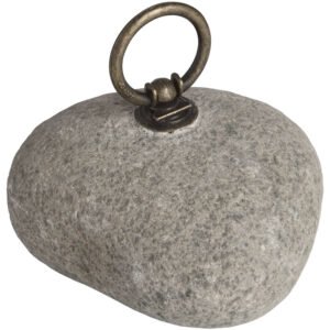 These river stones will make a perfect sturdy door stop for the home or shed. With a convenient handle they are portable and can easily be carried around.