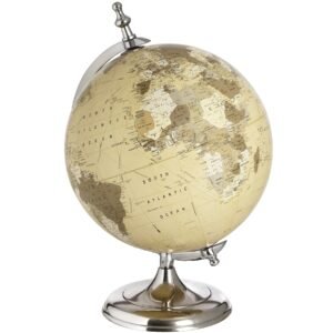 Discover the allure of our Chrome Desktop Globe