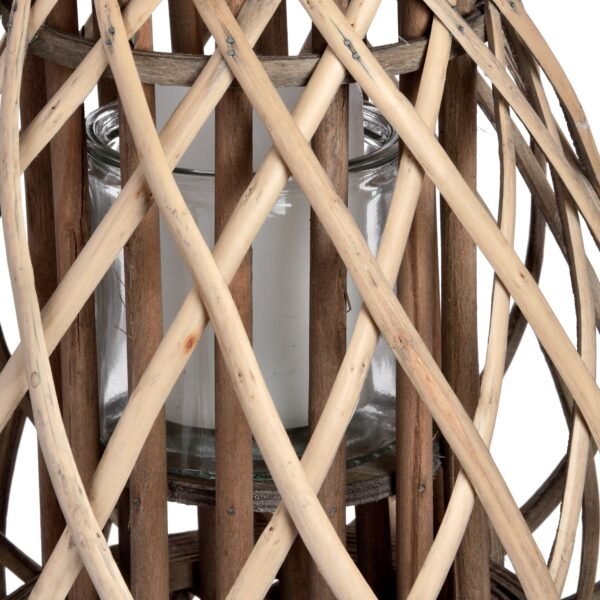 showcasing intricate bulbous shaping and natural textures that create an inviting atmosphere in any setting. The meticulous weaving technique produces a play of light and shadow