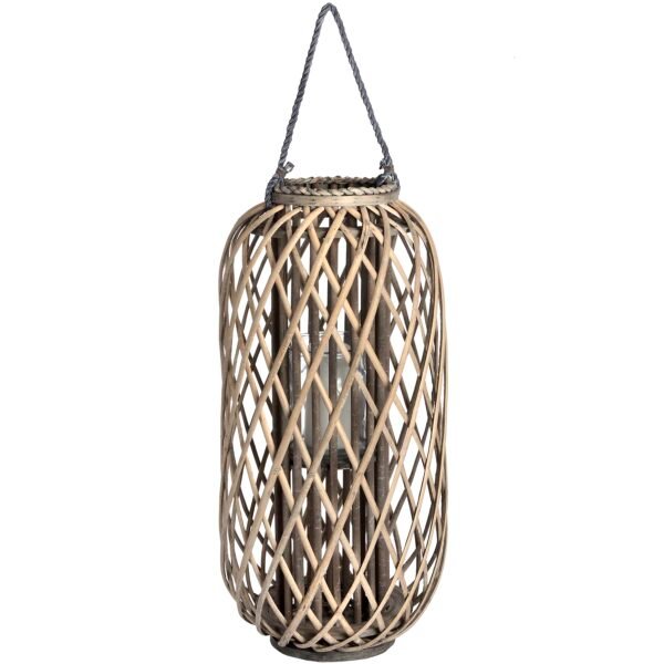 Meticulously woven rattan lanterns create an organic ambiance that seamlessly merges indoor luxury with outdoor charm. The intricate weave pattern produces enchanting light and shadow interplay when paired with our LED candle collection