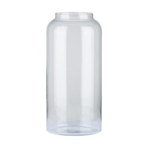 This Large Apothecary Jar is highly functional and useful for displaying large blooms of flowers and plants. The use of the clear glass gives it a contemporary feel while the size of this jar being 40cm high