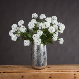 Bring the timeless beauty of Viburnum opulus into your store with our exquisite faux floral stem. This lifelike recreation boasts delicate