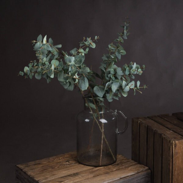 This is the Variegated Eucalyptus. A single stem of sage coloured faux variegated cineraria eucalyptus