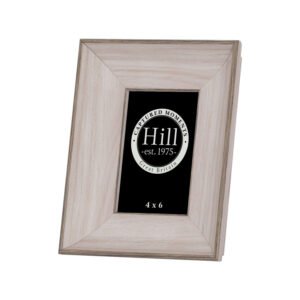 This is the White Washed Wood Photo Frame perfect for a 4x6 photograph. Made from wood and finished in a washed white colour ensures this neutral item will fit into any interior