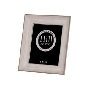 This is the White Washed Wood Photo Frame perfect for a 8x10 photograph. Made from wood and finished in a washed white colour ensures this neutral item will fit into any interior