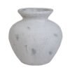 This is the Darcy Large Antique White Vase