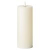 This 3 x 8 real wax battery operated pillar candle is perfect for decorating your home or adding the finishing flourish to your wedding venue. They are the simplest way to create a warm atmosphere. The amber LED flame flickers gently to imitate the effect of a real flame but without the messy wax