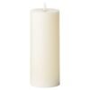 This 3.5 x 9 real wax battery operated pillar candle is perfect for decorating your home or adding the finishing flourish to your wedding venue. They are the simplest way to create a warm atmosphere. The amber LED flame flickers gently to imitate the effect of a real flame but without the messy wax