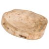 The Hand Crafted Mango Wood Trinket Dish accentuates the magnificence and uniqueness of natural wood by allowing the grain to dictate the final shape of this smooth finished handcrafted item. A stunning slice of on-trend natural interest that will appeal to customers' looking to bring a sense of the outdoors into their interior.