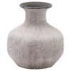 This is the Bloomville Squat Stone Vase. A wonderfully earthy and neutral piece that will hold broad appeal. Timeless