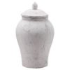 This is the Bloomville Large Stone Ginger Jar. A wonderfully earthy and neutral piece  that will  hold broad appeal. Timeless