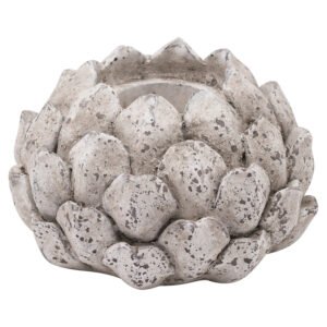 Bring the serene beauty of nature indoors with this exquisite Stone Effect Acorn Tea Light Holder. Crafted with meticulous attention to detail