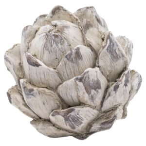 This is the Garda Decorative Small Artichoke. A perfect finishing touch in a goes-with-anything off-white. This small ornament is a stylist's favourite given its power to pull together a room's whole look when used in combination with other similarly toned accessories. Small but impactful in pulling together a room scheme