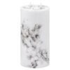 This 6 x 12 real wax battery operated three wick candle is perfect for decorating your home or adding the finishing flourish to a venue. The marble finish to this candle will look fantastic in contemporary styled interiors and adds a unique quality to each piece. Candles are the simplest way to create a warm atmosphere. The amber LED flame flickers gently to imitate the effect of a real flame but without the messy wax