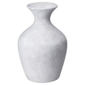 This is the Darcy Ellipse Stone Vase. A timeless