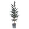 This is the Christmas Fir Tree In Stone Pot - a high class addition to seasonal styling at a perfect height for a huge variety of spaces. The stone pot and detailed pinecones add to the premium feel of the two tone fir needles. The perfect finishing touch for hallways