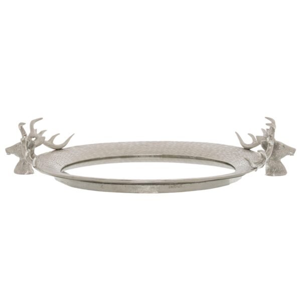 Bring countryside grandeur into modern living spaces with this exquisite mirrored tray