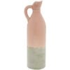 This is the Decorative Tall Blush Stoneware Jug.Brought to life by its eye-catching soft blush glaze