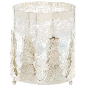 The Noel Collection Christmas Tree Candle Holder offers an exquisite blend of intricate design and craftsmanship