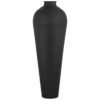 Unveil a new dimension of style with our Matt Black Large Hammered Vase