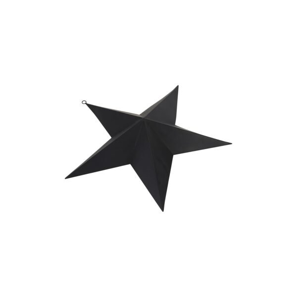 This is the Matt Black Convex Large Star. Stylish