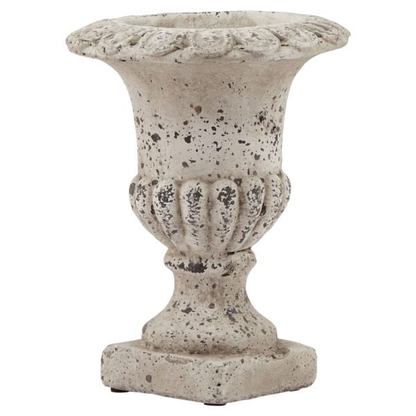 Bring architectural grandeur to your retail space with this sculptural stone-effect ceramic urn