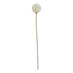 Bring the timeless elegance of nature indoors with our exquisite White Allium faux floral stem. This stunning replica captures the intricate