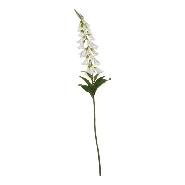 Enhance the visual appeal of your retail spaces and online product offerings with the enchanting White Foxglove from Hill Interiors' Natural Garden Collection. Exuding an ethereal