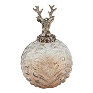 Infuse your seasonal display with our Coffee Ombre Stag Bauble