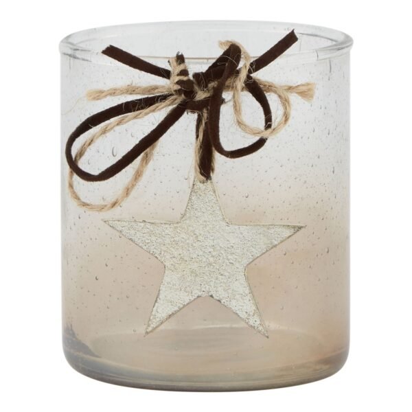 Introducing the Coffee Ombré Collection Candle Holder Votive with Star - a captivating accent piece that effortlessly blends rustic charm with contemporary elegance. This exquisite votive is designed to be a standout addition to any home decor collection