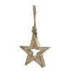 lluminate your retail offerings with our White Wash Small Wooden Hanging Star. This charming accent