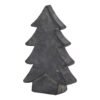 This luxurious grey Christmas tree combines modern refinement with seasonal magic