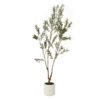 Immerse your customers in the sun-drenched charm of the Mediterranean with our magnificent Apulia Olive Tree. This lifelike 210cm botanical marvel boasts an authentically gnarled trunk and branches