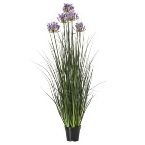 Bring the timeless beauty of Agapanthus africanus into your customers' homes with this stunning faux floral arrangement. Standing tall and elegant