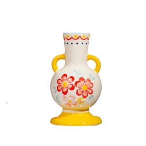 Folk Floral Small Vase