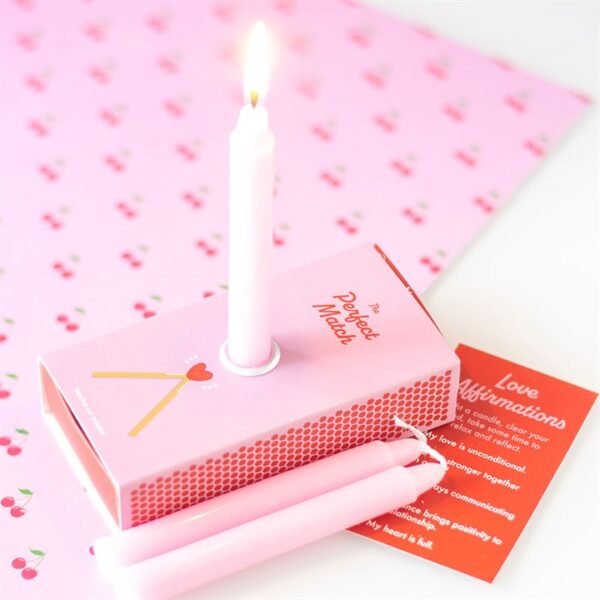 Set of 3 Love Affirmation Candles in a Box - Image 2