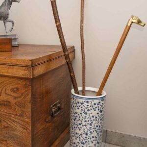 Jane Blue & White Floral Umbrella Stand