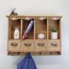 Wooden Wall Hanging Storage Unit