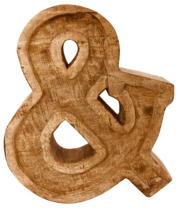 Hand Carved Wooden Embossed Single Letters