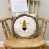 Lion Face Scatter Cushion 40cm