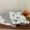 Pack of Three Tea Towels With A Chicken Print Design