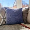 Blue Square Scatter Cushion