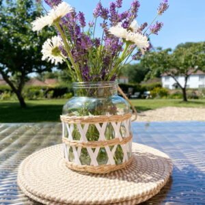 Candle Lantern with Weave