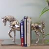 Silver Aluminium Horse Bookends