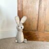 Woven Fabric Rabbit Doorstop