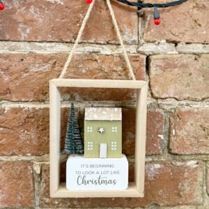 Christmas House Hanging Decoration 15cm