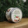 Christmas Pudding Candle in Tin