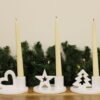 Set of Three Dinner Candle Holders