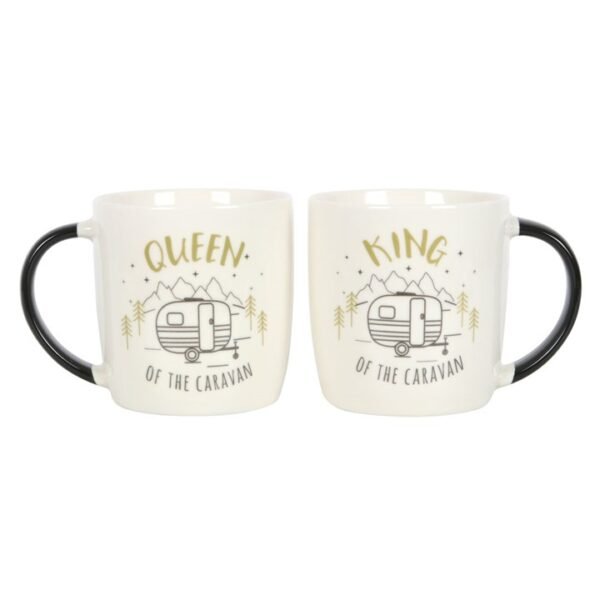 King and Queen Couples Caravan Mug Set - Image 2